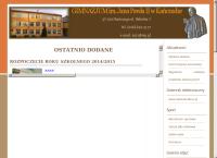 Strona internetowa z Gimnazjum Im. Jana Pawła II W Kańczudze