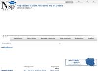 Strona internetowa z Niepubliczna Szkoła Policealna W Krośnie