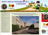 Strona internetowa z Zespół Szkolno-Przedszkolny Nr 6 W Rzeszowie