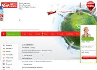 Strona internetowa z Ośrodek Nauczania Języków Obcych \"języki Świata\"