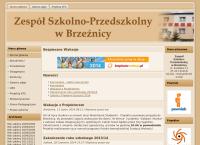 Strona internetowa z Zespół Szkolno-Przedszkolny W Brzeźnicy