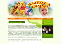 Strona internetowa z Punkt Przedszkolny Bajkowa Kraina