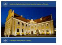 Katedralna Ogólnokształcąca Szkoła Muzyczna I Stopnia