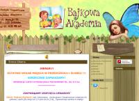 Strona internetowa z Przedszkole Niepubliczne Bajkowa Akademia W Goleniowie