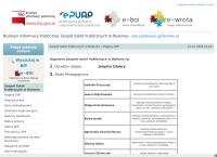 Strona internetowa z Zespół Szkół Publicznych W Białuniu