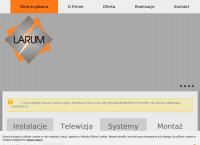 Strona internetowa z Larum