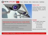 Strona internetowa z Instal-Projekt Tomasz Radosz