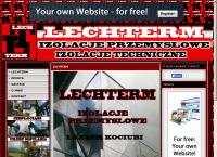 Strona internetowa z Lechterm Leszek Kociubi