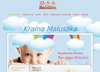 Strona internetowa z Żłobek \"kraina Maluszka\"