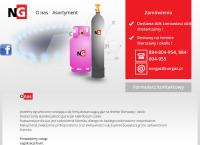 Strona internetowa z Nor-Gaz