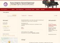 Strona internetowa z Organizacja i Obsługa Imprez Okolicznościowych-Saltator-Dolores