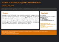 Strona internetowa z Malicka Monika. Tłumacz Przysięgły Języka Angielskiego