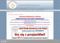 Strona internetowa z Prywatne Liceum Ogólnokształcace Dla Dorosłych W Piszu