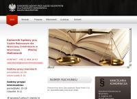 Strona internetowa z Komornik Sądowy Przy Sądzie Rejonowym Dla Warszawy Śródmieścia Maciej Malinowski