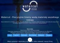 Strona internetowa z Watercut - Precyzyjne Cięcie Wodą