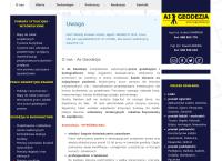 Strona internetowa z Asgeodezja