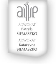 Kancelaria Adwokacka Adwokat Patryk Siemaszko Adwokat Katarzyna Siemaszko