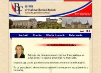 Bofran Dr Halina Chmiel-Bożek Tłumaczka Języka Francuskiego