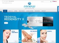 Strona internetowa z Centrum Medyczne Renew Clinic - Białystok