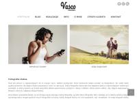 Strona internetowa z Vasco Images - Fotograf ślubny