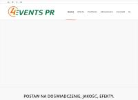 Strona internetowa z 4events PR