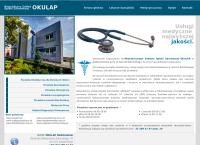 Strona internetowa z OKULAP