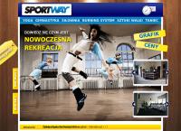 Strona internetowa z Sportway