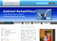 Strona internetowa z Gabinet Rehabilitacji - Rehabilitacja Dzieci i Dorosłych Toruń