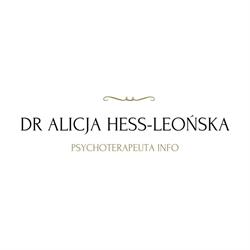 Psycholog i Psychoterapeuta Dr Alicja Hess-Leońska