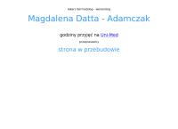 Magdalena Datta Adamczak Lek. Med. Dermatolog, Wenerolog