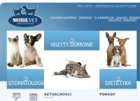 Strona internetowa z Mobilvet