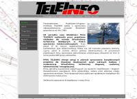 Strona internetowa z Ppuh Teleinfo Sp. Z O.o.