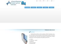 Strona internetowa z Konińska Fabryka Okien Sp. Z O.o.
