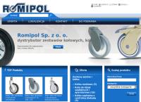 Strona internetowa z Romipol Sp. Z O.o.