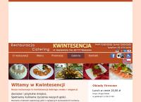 Strona internetowa z Kwintesencja S.c.