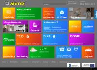 Strona internetowa z Matex