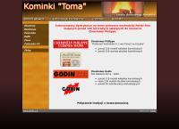 Strona internetowa z Toma. Kominki