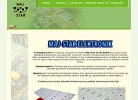 Strona internetowa z Maj-Star Elektronik