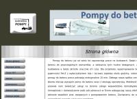 Strona internetowa z GLIBOWSKA POMPY SP.J.