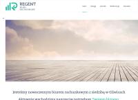 Strona internetowa z Biuro Rachunkowe REGENT sp. z o.o.