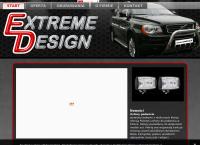 Strona internetowa z Extreme Design