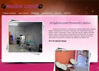 Strona internetowa z Salon Pielęgnacji Psów \"Modne łapki\"