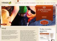Strona internetowa z Sala Bankietowa VENGE