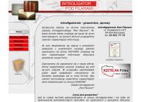 Strona internetowa z Introligatorstwo Pod Filarami