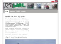 Strona internetowa z P.P.U.H. \"Ry.Wal.\" Tworzywa Sztuczne