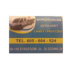 AUTOLAWETA, laweta, przyczepa- wypożyczalnia STRZEGOM Dolnyśląsk