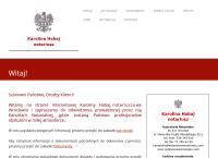 Strona internetowa z Karolina Habaj Notariusz Kancelaria Notarialna