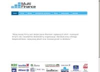Strona internetowa z Multifinance Sp. z o.o.