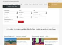 Strona internetowa z Zaciszek Nieruchomości