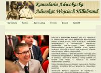 Strona internetowa z Kancelaria Adwokacka Adwokat Wojciech Hillebrand